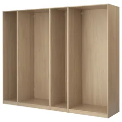 IKEA PAX(198.729.36) 4 рами шафи, білий морений дуб