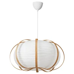 IKEA TAGGTOFS / HAVSDJUP(296.039.72) підвісна лампа, Білий бамбук