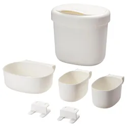 IKEA ONSKLIG (301.992.83) Висячі кошика, 4 шт., Білий