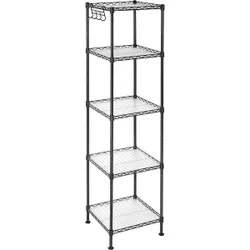 Полиця ванної кімнати блек-метал 123 см. Лофт