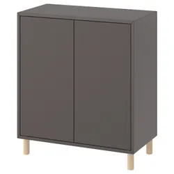 IKEA EKET(393.880.00) комбінування шаф з ніжками, темно-сірий / дерево
