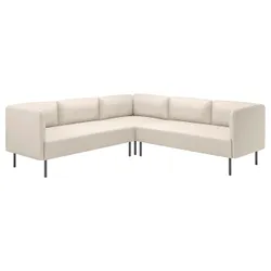 IKEA LILLEHEM(795.361.69) Кутовий модульний диван, 4 особи, Vissle Beige/Metal
