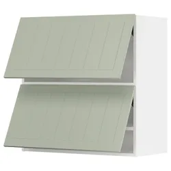 IKEA METOD(994.872.57) шафа 2-х дверний рівень, білий/Stensund світло-зелений