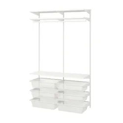 IKEA BOAXEL(193.323.73) комбінований гардероб, білий