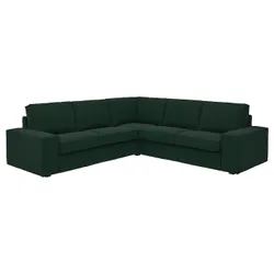 IKEA KIVIK(494.847.32) 4-місний кутовий диван, Талміра темно-зелена
