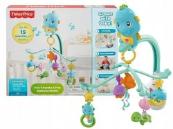 FISHER PRICE МУЗИЧНА КАРУСЕЛЬ 3-в-1 МОРСЬКИЙ КОНЬОК DFP12