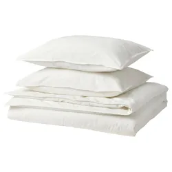 IKEA ÄNGSLILJA(406.088.93) ковдра та 2 подушки, білий