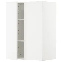 IKEA METOD(894.668.49) навісна шафа з полицями / 2 двер, білий / Veddinge білий