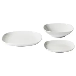 IKEA VARDERA (702.773.54) Сервіз, 18 предметів, білий