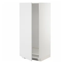 IKEA METOD(894.093.16) висота шафи / замок, білий/Stensund білий