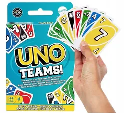 Сімейна гра UNO TEAMS CARDS GAME для дітей старше 7 років HXT58