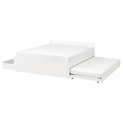 IKEA VIHALS(095.820.13) рамка ліжка, 2 міститься/1 ліжко, білий/luröy