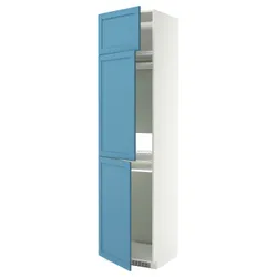 IKEA METOD(696.002.74) шафи Wys Lod/ZMR/3DRZ, Biały/Lerhyttan Blue