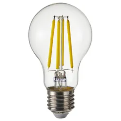 IKEA SOLHETTA(805.914.47) Світлодіодна лампочка E27 470 Люмен, прозорий м'яч