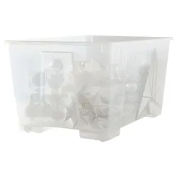 IKEA SAMLA (901.029.71) Коробка прозора
