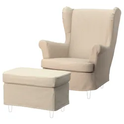 IKEA STRANDMON(095.822.25) Обкладинки повітря та підніжки, Бежевий Нагген