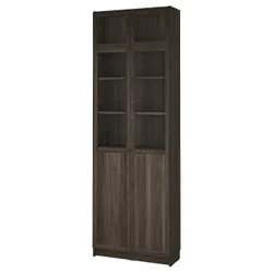IKEA BILLY / OXBERG(895.819.10) книжкова шафа зі скляними дверима