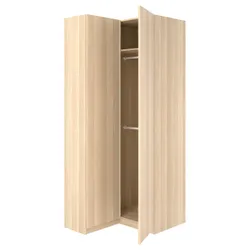 IKEA PAX / FORSAND(096.027.75) кутова шафа, імітація дуба білого мореного/імітація дуба білого морилкового
