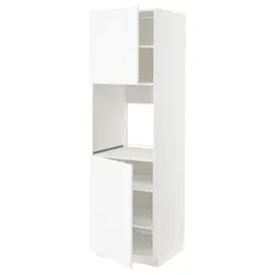 IKEA METOD(494.735.40) верх високий 2 др/пол, Enköping білий/імітація дерева білий
