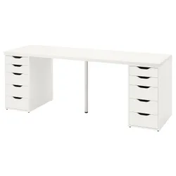 IKEA LAGKAPTEN / ALEX(594.176.19) письмовий стіл, білий