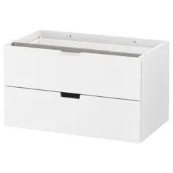 IKEA NORDLI (103.834.61) Комод /2 висувних ящика, білий
