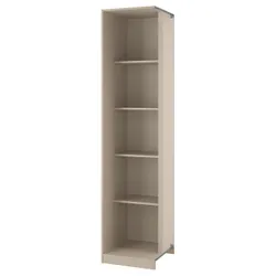 IKEA PAX(105.151.12) кутова надставка 4 полиці, бежевий