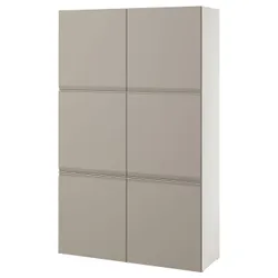 IKEA BESTÅ(995.693.52) Поєднання з дверима, Білий Hammarsmed/Beige