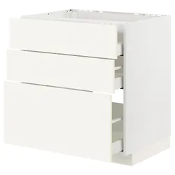 IKEA METOD / MAXIMERA(995.072.03) shah st fri/3fr/3sch, білий/Вальстена білий