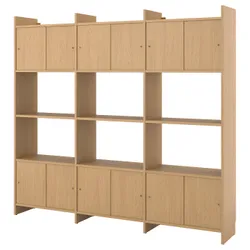 IKEA LÅDMAKARE(895.646.75) поєднання з розсувними дверима, з 3 полицями/імітом. дуб