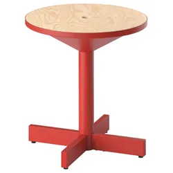 IKEA GRIMSARBO(506.061.67) стіл, фанерна сосна/яскраво -червоний