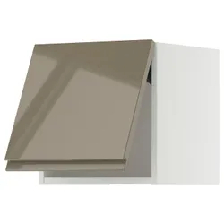 IKEA METOD(495.767.60) Пункт кабінету SC, білий/Voxtorp Gloss Dark -brown