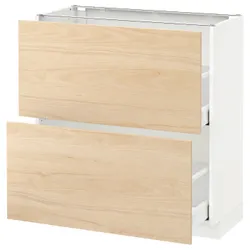 IKEA METOD / MAXIMERA(392.159.57) шафа / 2 szu /, білий / Askersund світлий попелястий малюнок