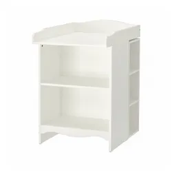 IKEA SMÅGÖRA(093.236.23) пеленальний столик / книжкова шафа 2 пол, білий