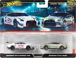 Культурні автомобілі преміум-класу HOT WHEELS, комплект із 2 моделей Nissan GT-R NISMO GT3/Nissan GT-R R35 JBL05