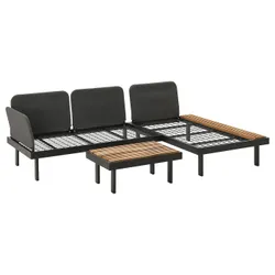 IKEA REVSKÄR(705.437.39) набір для відпочинку на трьох, антрацитовий екстер'єр