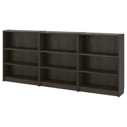 IKEA BILLY(795.818.21) комбінація стелажів, імітація темно-коричневого кольору дуб