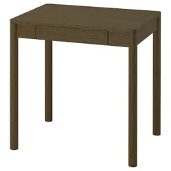 IKEA TONSTAD(105.382.03) робочий стіл, дубовий шпон, коричнево-морений