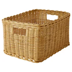 IKEA TRUMMIS (605.008.20) кошик, ротанг ручної роботи