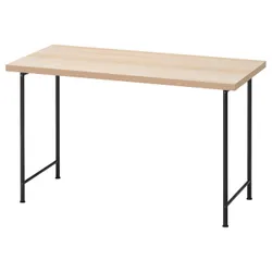 IKEA LAGKAPTEN / SPÄND(595.636.58) стіл, Імітація білого/чорного забарвленого дуба