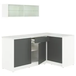 IKEA KNOXHULT(295.812.82) кутова кухня, темно -сірий