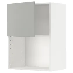 IKEA METOD(295.387.50) шафа для мікрохвильової печі, білий/Хавсторп світло-сірий