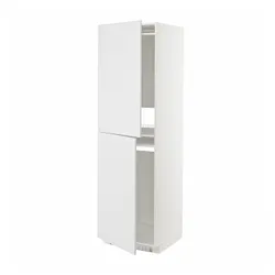 IKEA METOD(494.093.04) висота шафи / замок, білий/Stensund білий