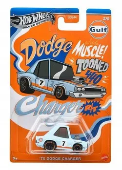 АВТОМОБІЛЬ HOT WHEELS SILVER SERIES GULF 2/5 DODGE CHARGER JCB63