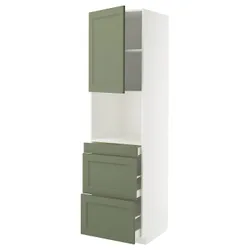 IKEA METOD / MAXIMERA(595.179.06) SZA до Micr Dors Dozw/3SZU, Biały/axstad gria -green