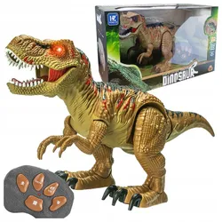 ДИНОЗАВР, КЕРУЮЧИЙ З ДИСТАНЦІЙНОГО УПРАВЛІННЯ ДЛЯ ДІТЕЙ T-REX RC ПРОГУЛКА РІВАННЯ ТАНЦІ LED