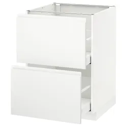IKEA METOD / MAXIMERA(091.121.02) sz stj 2fr / 2in szu, білий / Voxtorp матовий білий