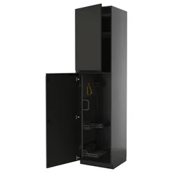 IKEA METOD(995.886.33) Високий кабінет/інтер'єр Інн, Чарнозарій/upplöv матовий антрацит