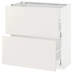 IKEA METOD / MAXIMERA(390.514.99) шафа / 2 szu /, білий / Veddinge білий