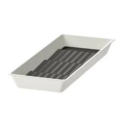 IKEA UPPDATERA(594.327.09) піднос з підставкою для спецій, білий/антрацит