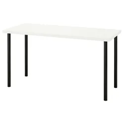 IKEA LAGKAPTEN / ADILS(894.171.56) письмовий стіл, Білий чорний